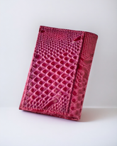 Luxury Crocodile Pattern Leather Card Holder Wallet - Ali Leather