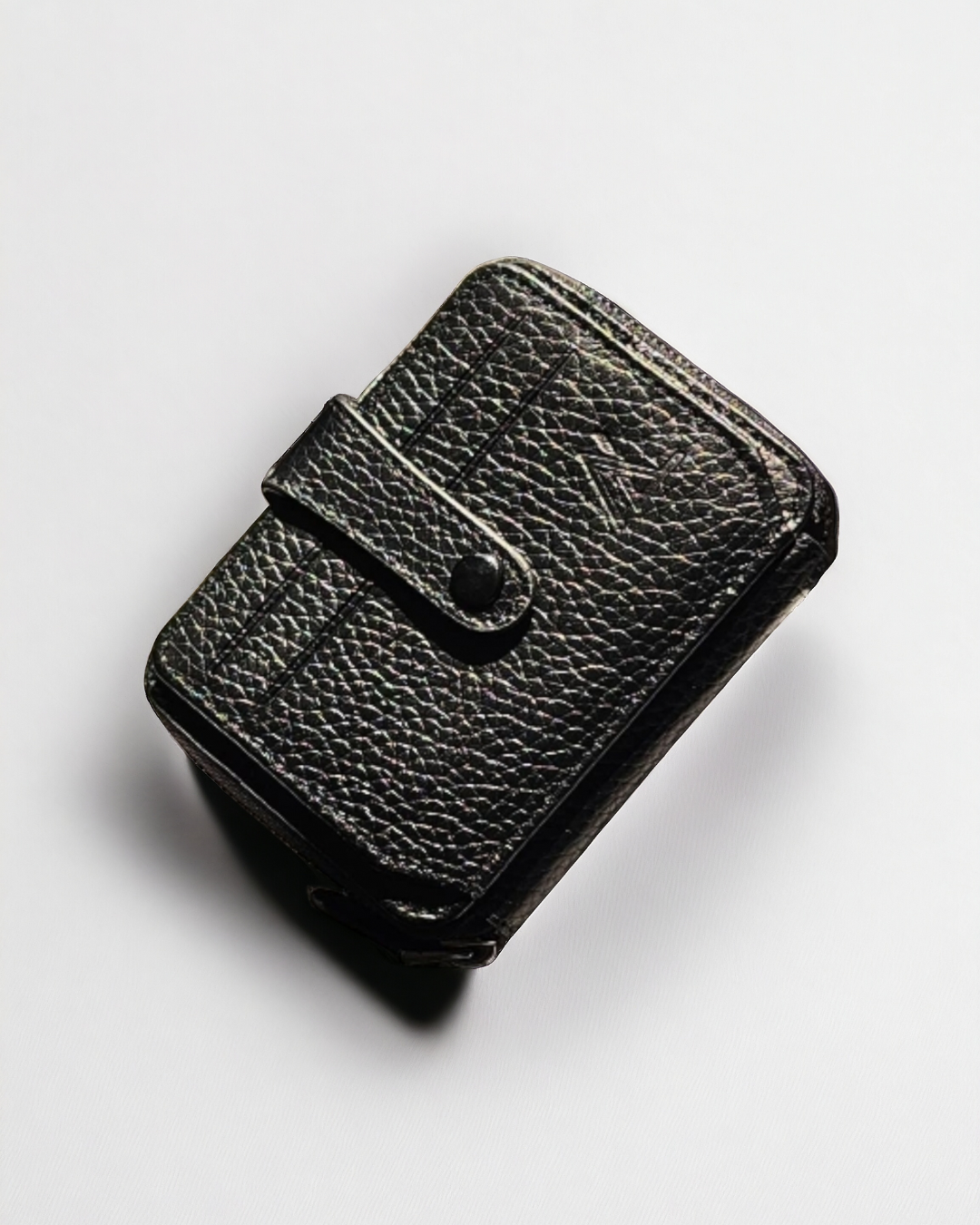 Cash, Card, and Coin Wallet with Button – Premium Leather - Ali Leather